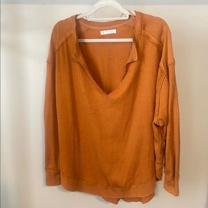 We The Free Orange Women's Top